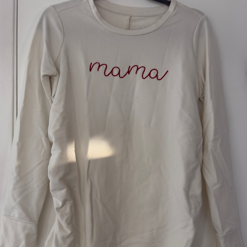 Isabel Maternity Cream 'Mama' Sweatshirt